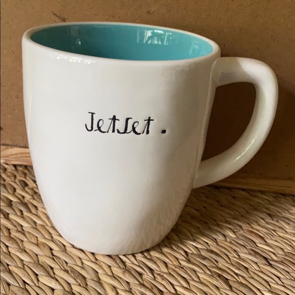 EUC Rae Dunn coffee mug Jet Set